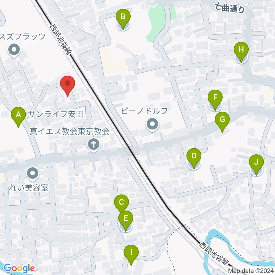 GRINNING DOG studio周辺の駐車場・コインパーキング一覧地図