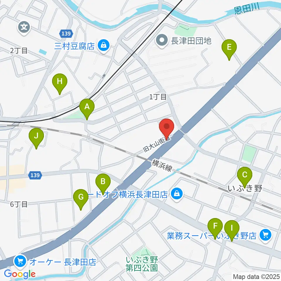 管楽器工房 ブレーザーシュトラッセ周辺の駐車場・コインパーキング一覧地図
