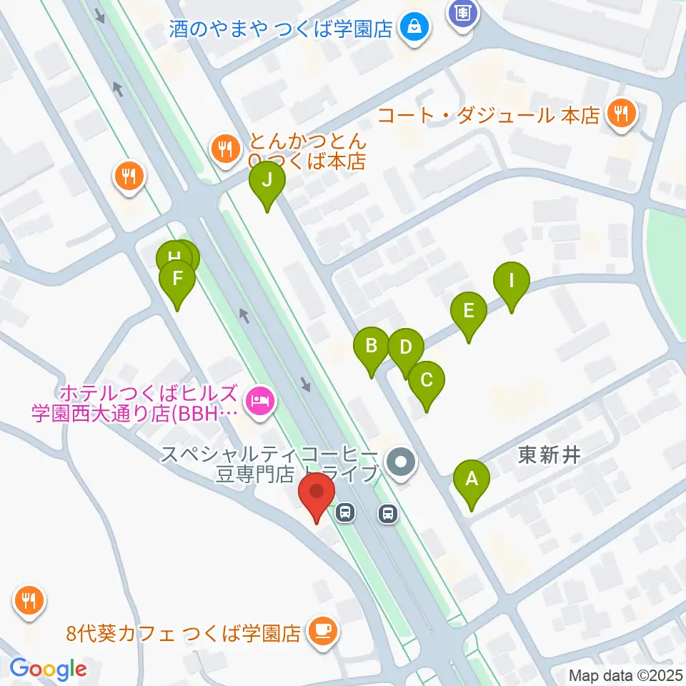 クレフ楽器周辺の駐車場・コインパーキング一覧地図