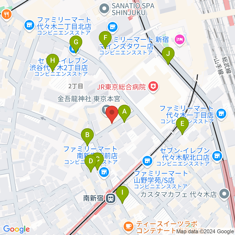 絃楽器のイグチ周辺の駐車場・コインパーキング一覧地図