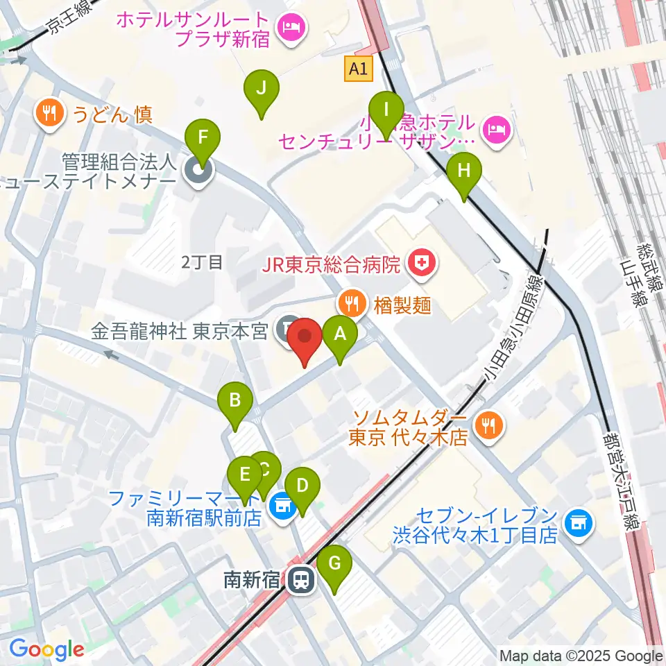 絃楽器のイグチ周辺の駐車場・コインパーキング一覧地図