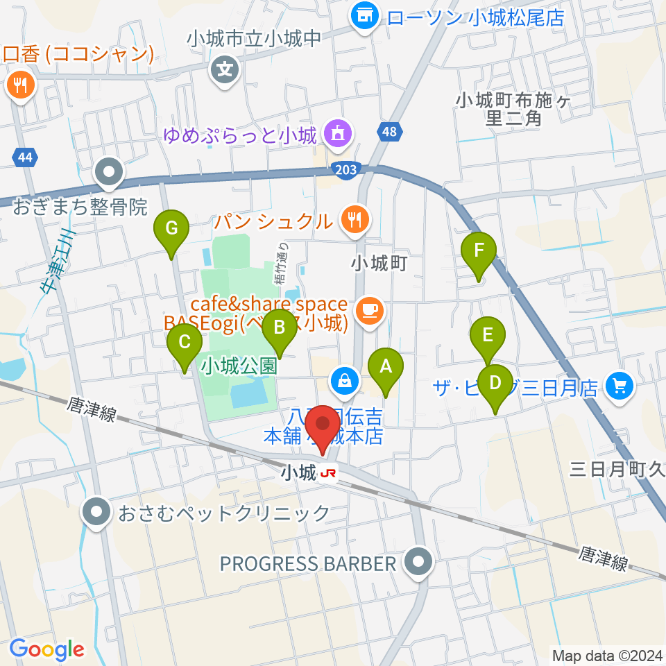 KANファクトリー周辺の駐車場・コインパーキング一覧地図