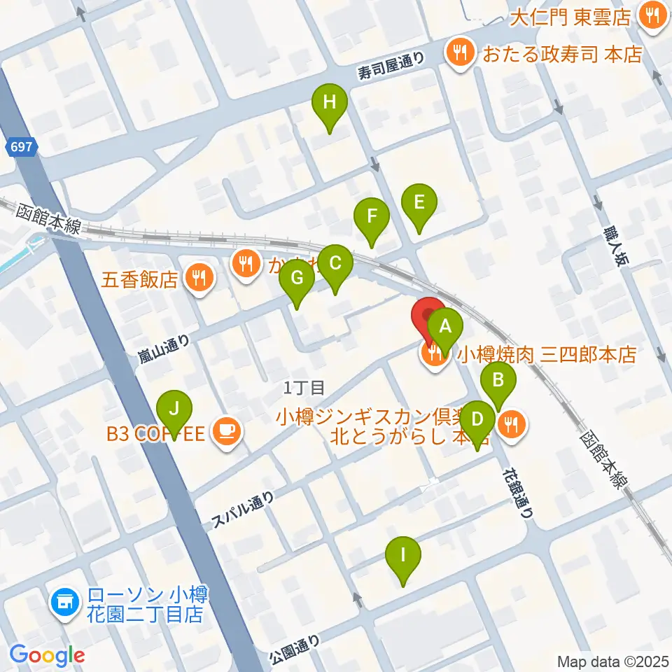 光栄堂楽器店周辺の駐車場・コインパーキング一覧地図