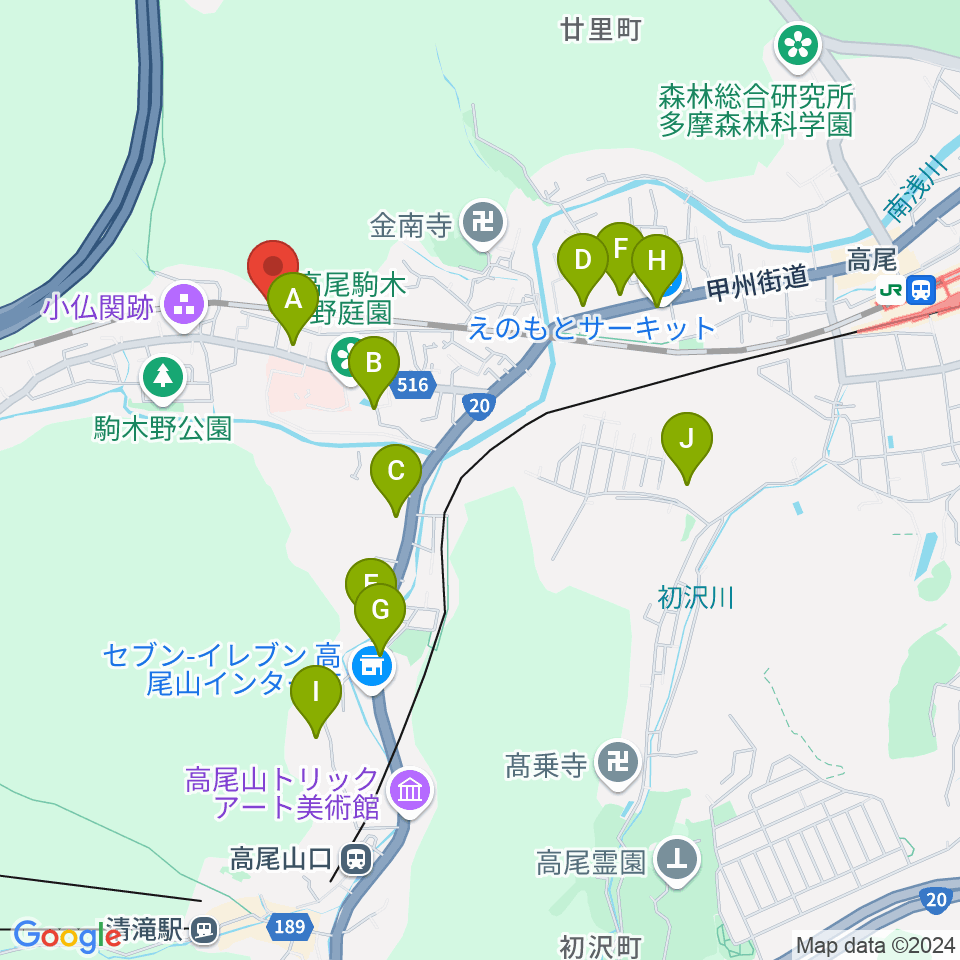 ハイリーズ 小口径ドラム工房周辺の駐車場・コインパーキング一覧地図