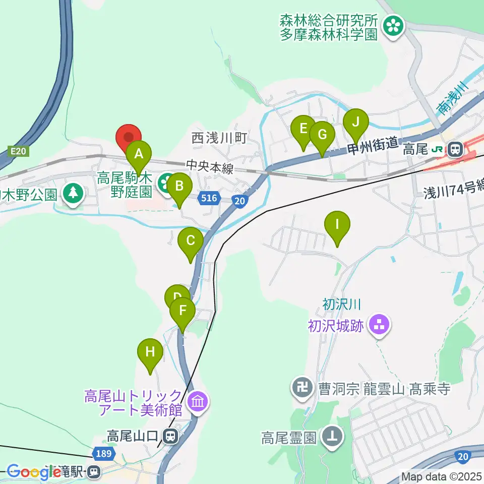 ハイリーズ 小口径ドラム工房周辺の駐車場・コインパーキング一覧地図