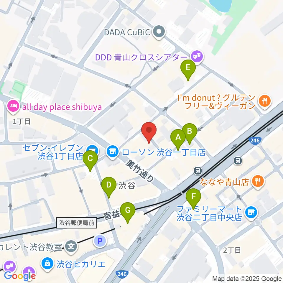 ネロ楽器周辺の駐車場・コインパーキング一覧地図