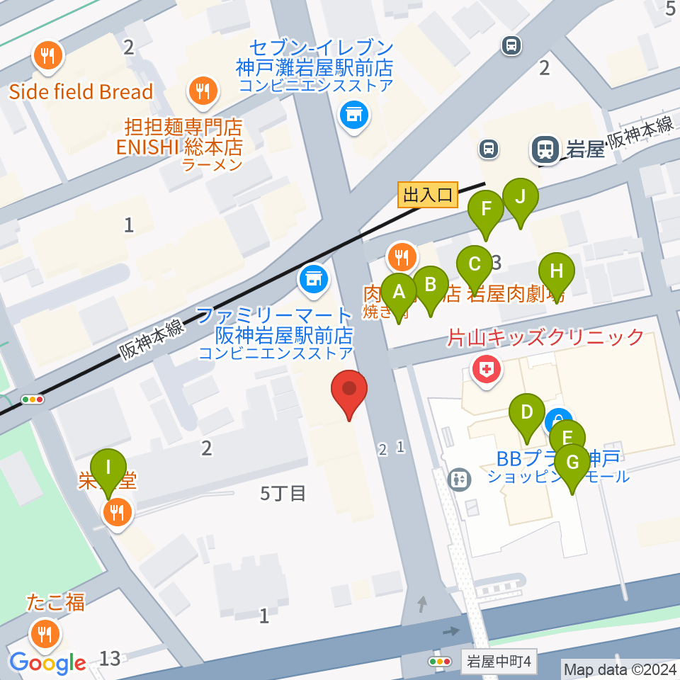 ゼーレ弦楽器工房周辺の駐車場・コインパーキング一覧地図