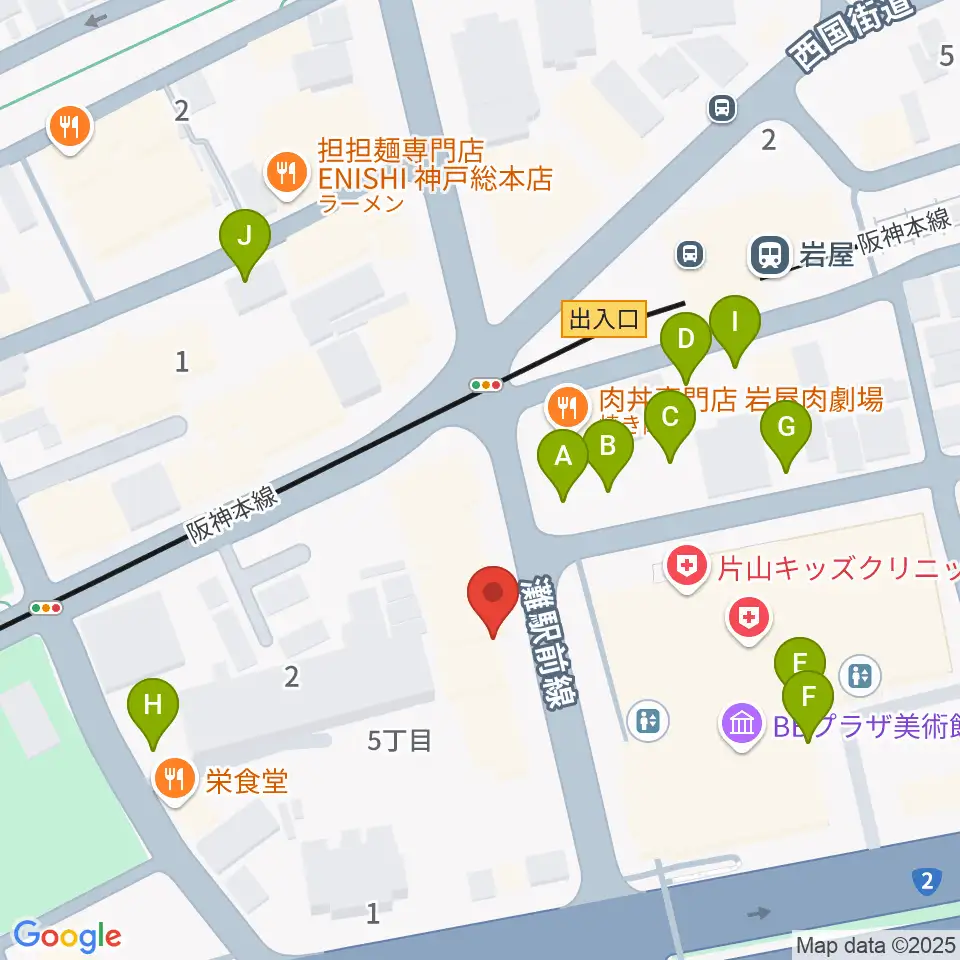 ゼーレ弦楽器工房周辺の駐車場・コインパーキング一覧地図