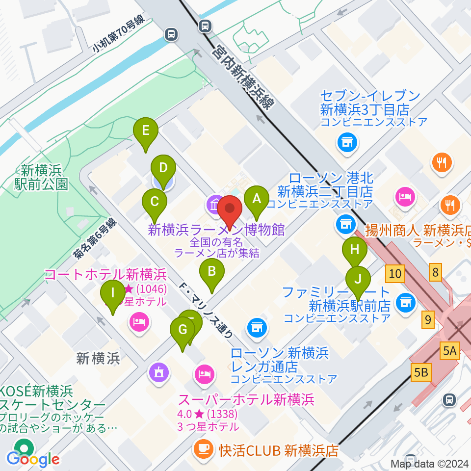 弦楽器工房 拓蔵周辺の駐車場・コインパーキング一覧地図