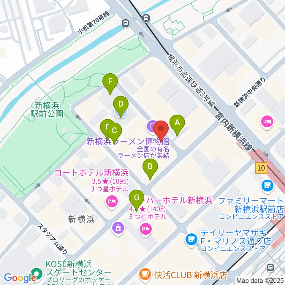 弦楽器工房 拓蔵周辺の駐車場・コインパーキング一覧地図