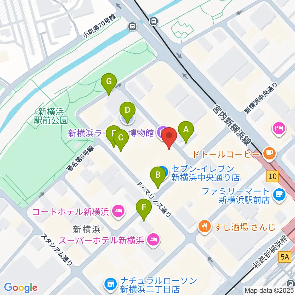 弦楽器工房 拓蔵周辺の駐車場・コインパーキング一覧地図