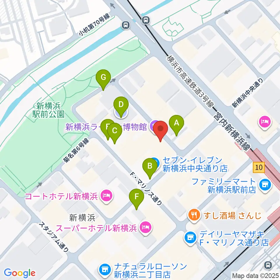 弦楽器工房 拓蔵周辺の駐車場・コインパーキング一覧地図