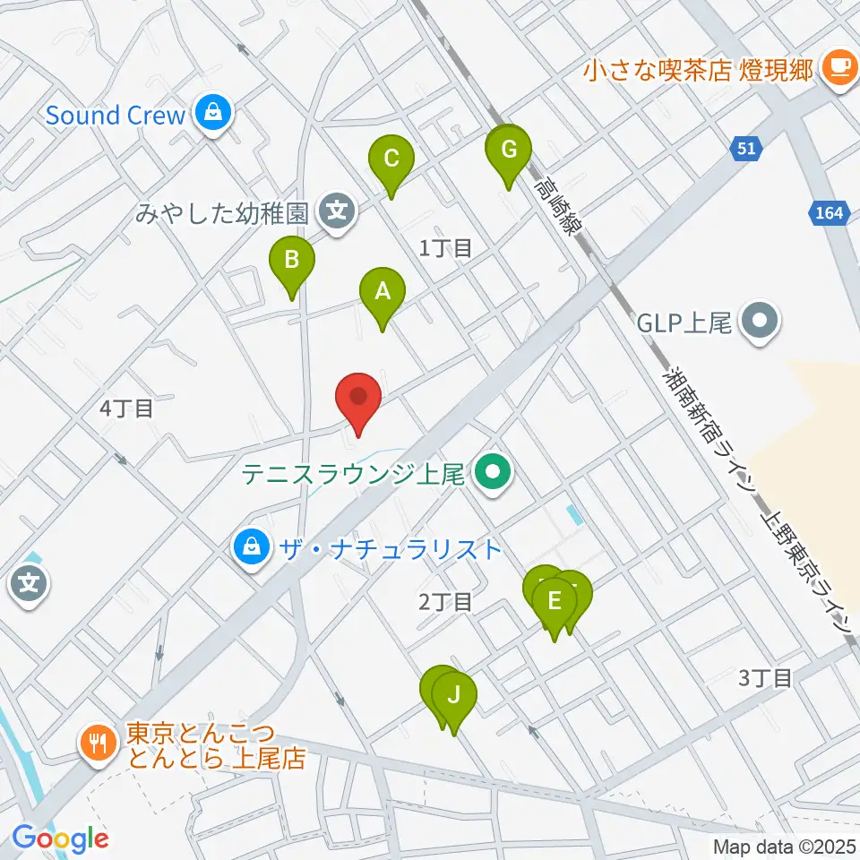 アーモンドグリーン周辺の駐車場・コインパーキング一覧地図