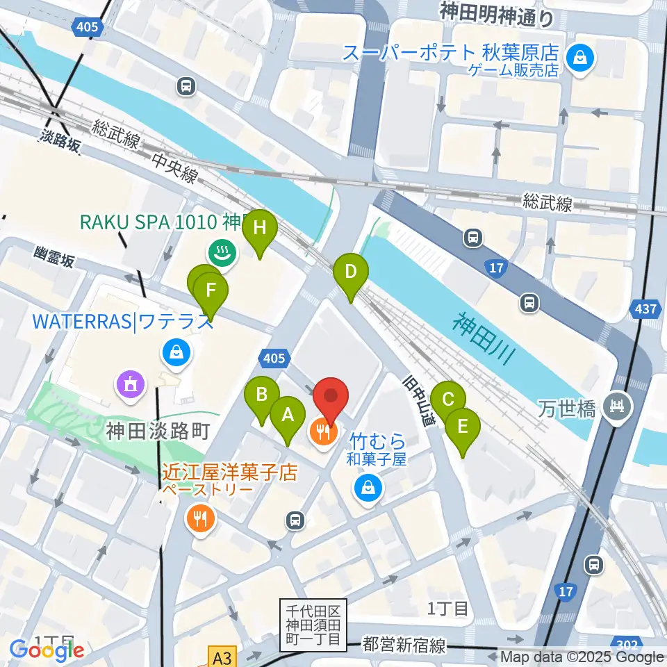 アムトランス周辺の駐車場・コインパーキング一覧地図