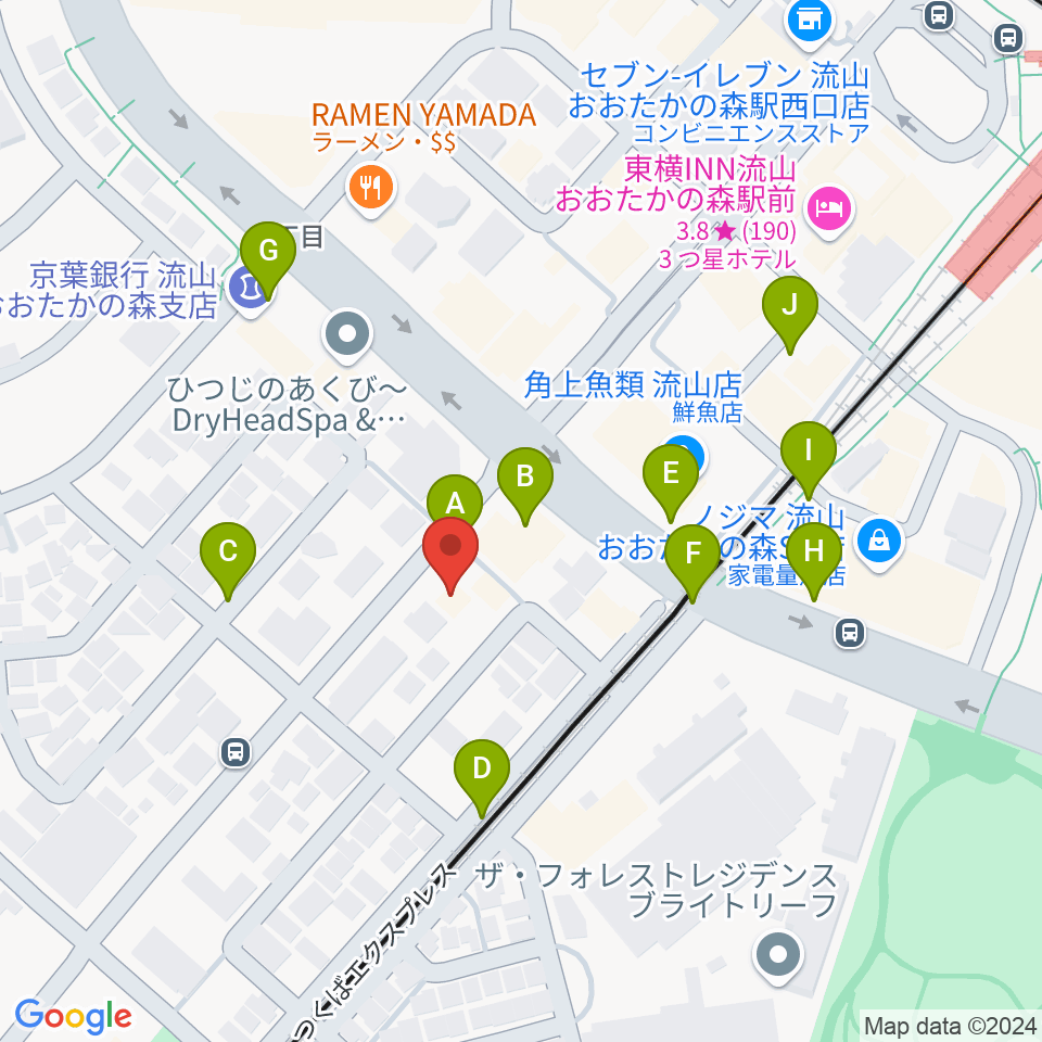 弦楽器専門店アントニオ周辺の駐車場・コインパーキング一覧地図