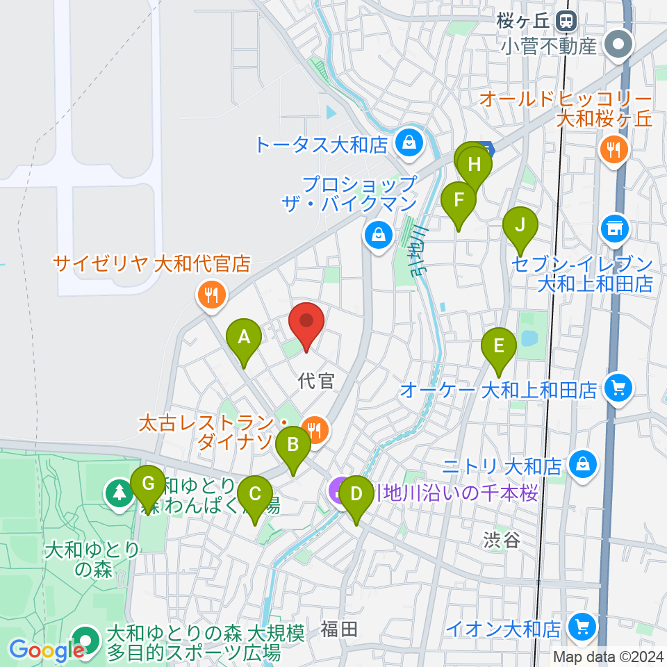 Gottsu周辺の駐車場・コインパーキング一覧地図