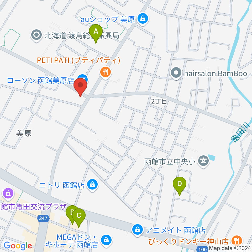 B.FACE MUSIC周辺の駐車場・コインパーキング一覧地図