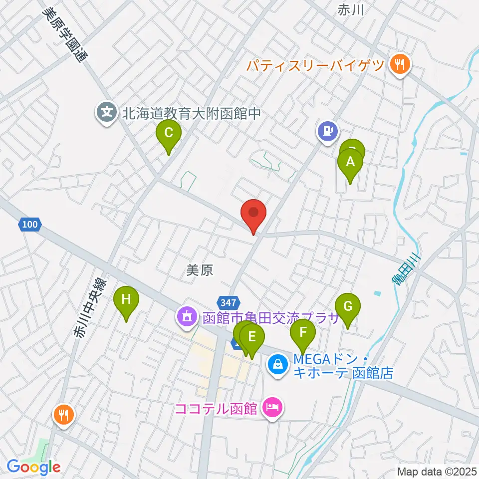 B.FACE MUSIC周辺の駐車場・コインパーキング一覧地図