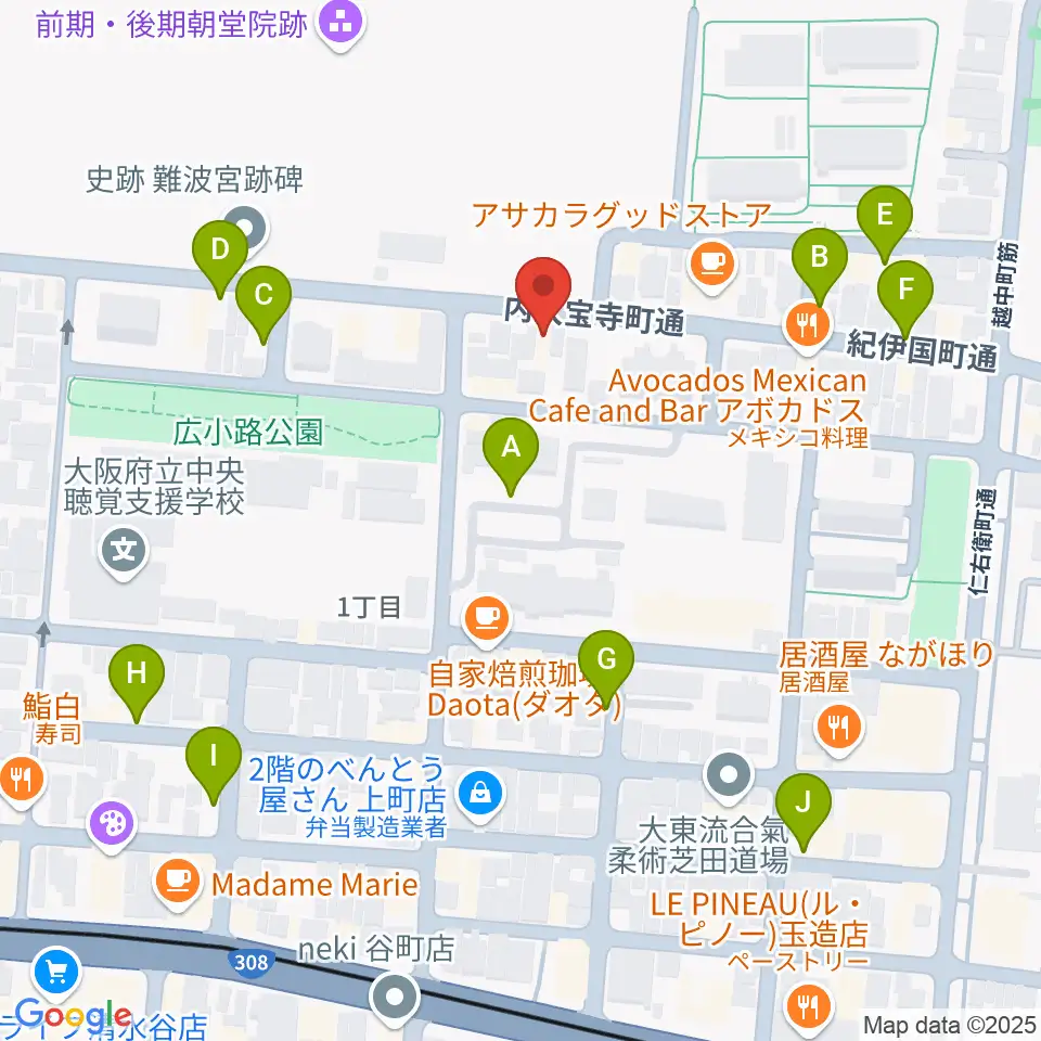 Blue10周辺の駐車場・コインパーキング一覧地図