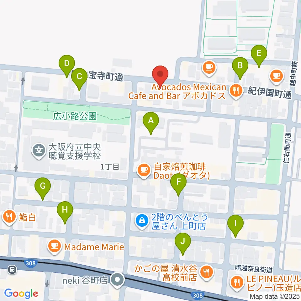 Blue10周辺の駐車場・コインパーキング一覧地図