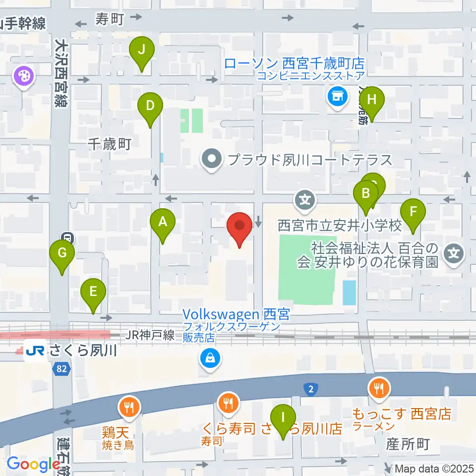ブレーメン周辺の駐車場・コインパーキング一覧地図