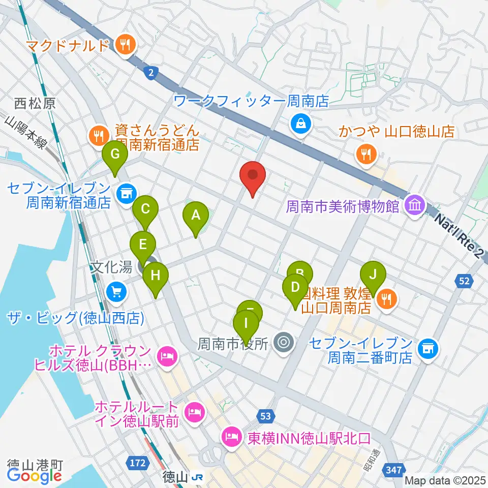 竹勇尺八工房周辺の駐車場・コインパーキング一覧地図