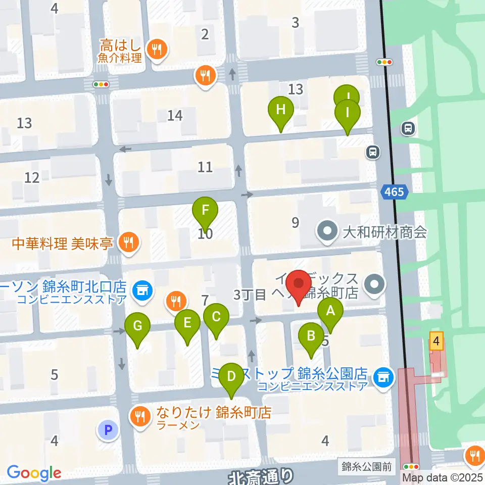 ザ・クラリネットショップ周辺の駐車場・コインパーキング一覧地図