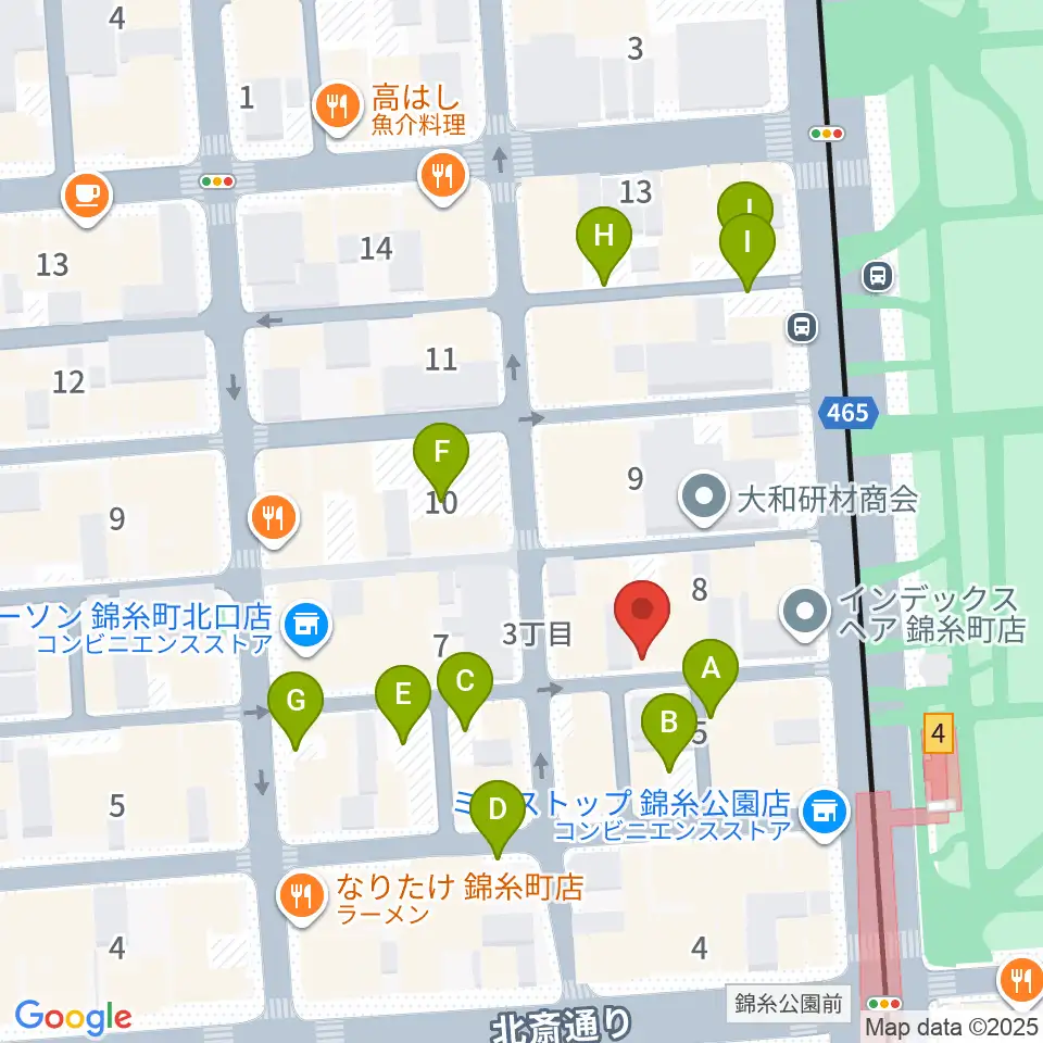 ザ・クラリネットショップ周辺の駐車場・コインパーキング一覧地図