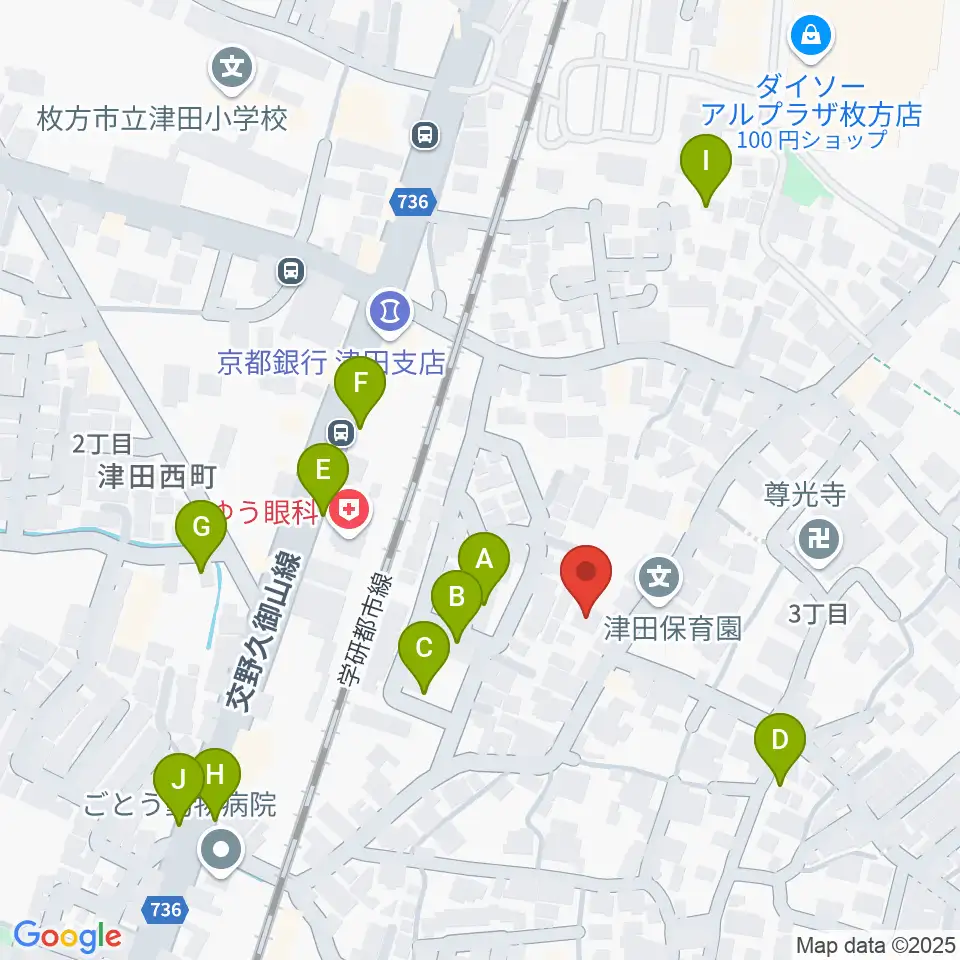 バイオリン工房クレモナ周辺の駐車場・コインパーキング一覧地図