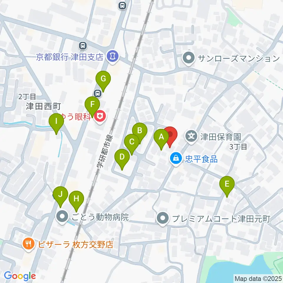 バイオリン工房クレモナ周辺の駐車場・コインパーキング一覧地図