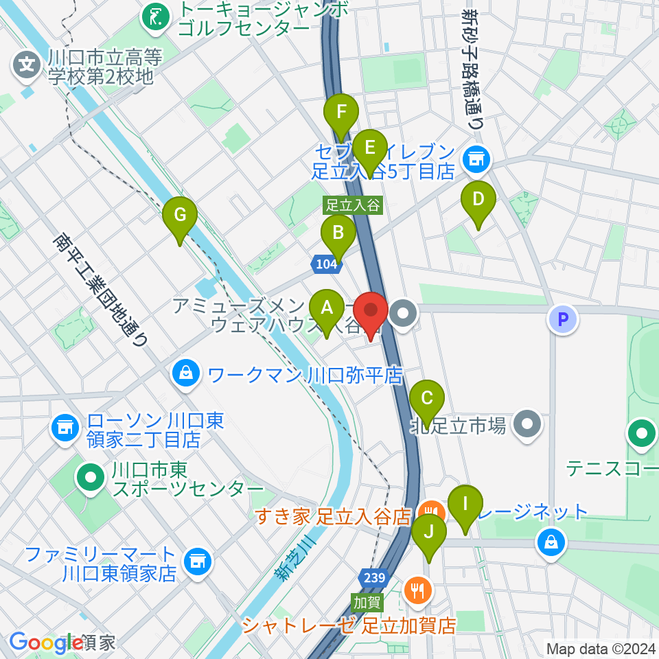 大塚竹管楽器周辺の駐車場・コインパーキング一覧地図