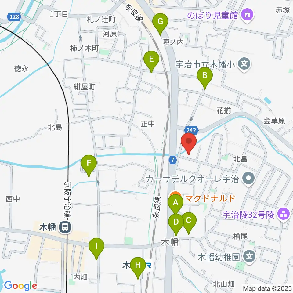 ふたば楽器店周辺の駐車場・コインパーキング一覧地図