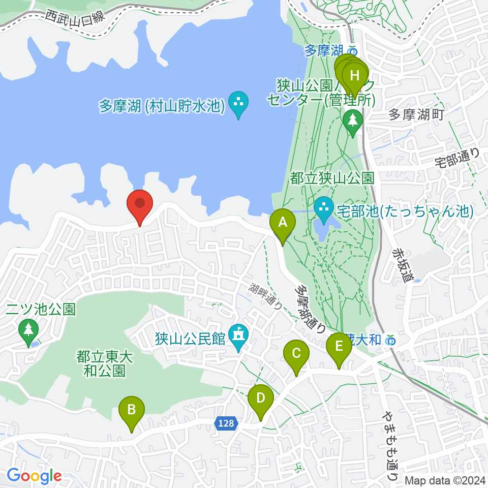 ガレリアコントラバッソ周辺の駐車場・コインパーキング一覧地図