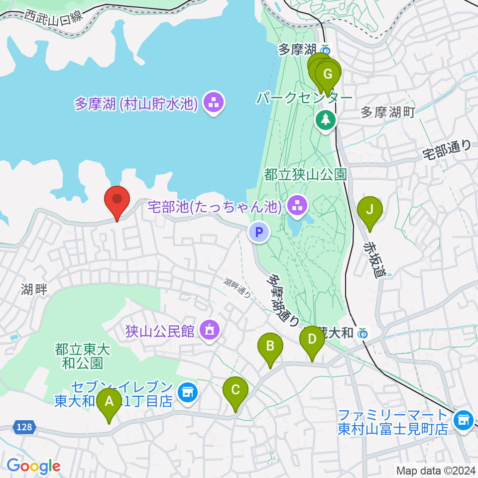 ガレリアコントラバッソ周辺の駐車場・コインパーキング一覧地図