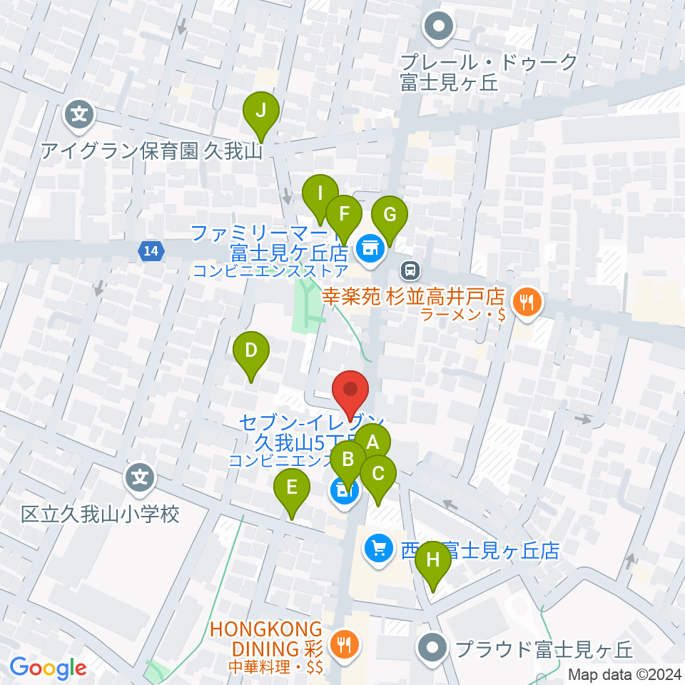 ドラムプロショップ GATEWAY周辺の駐車場・コインパーキング一覧地図