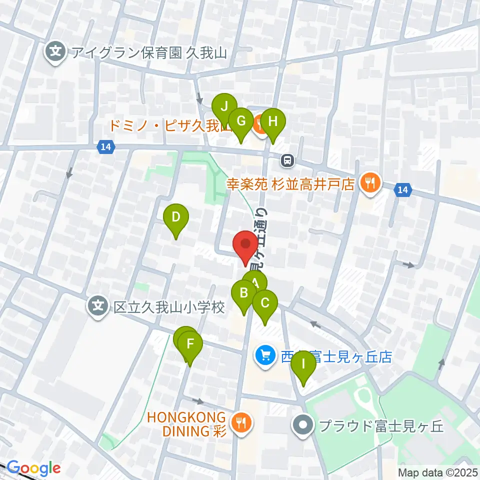 ドラムプロショップ GATEWAY周辺の駐車場・コインパーキング一覧地図