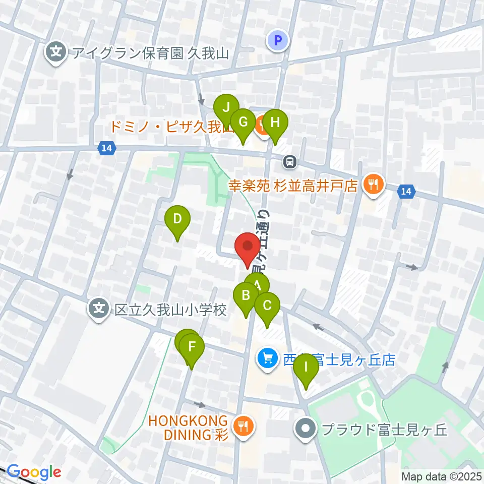 ドラムプロショップ GATEWAY周辺の駐車場・コインパーキング一覧地図