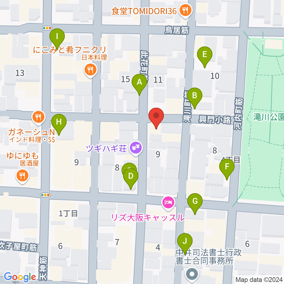 アトリエやまぐち周辺の駐車場・コインパーキング一覧地図