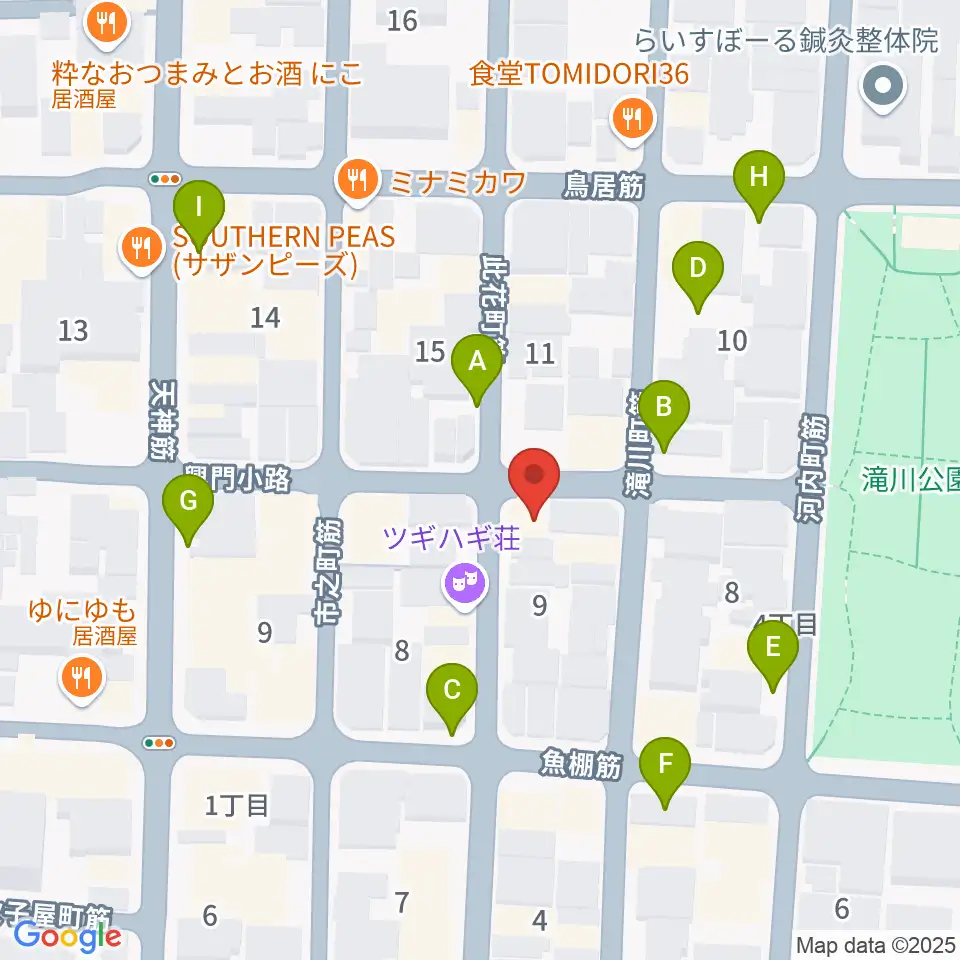 アトリエやまぐち周辺の駐車場・コインパーキング一覧地図