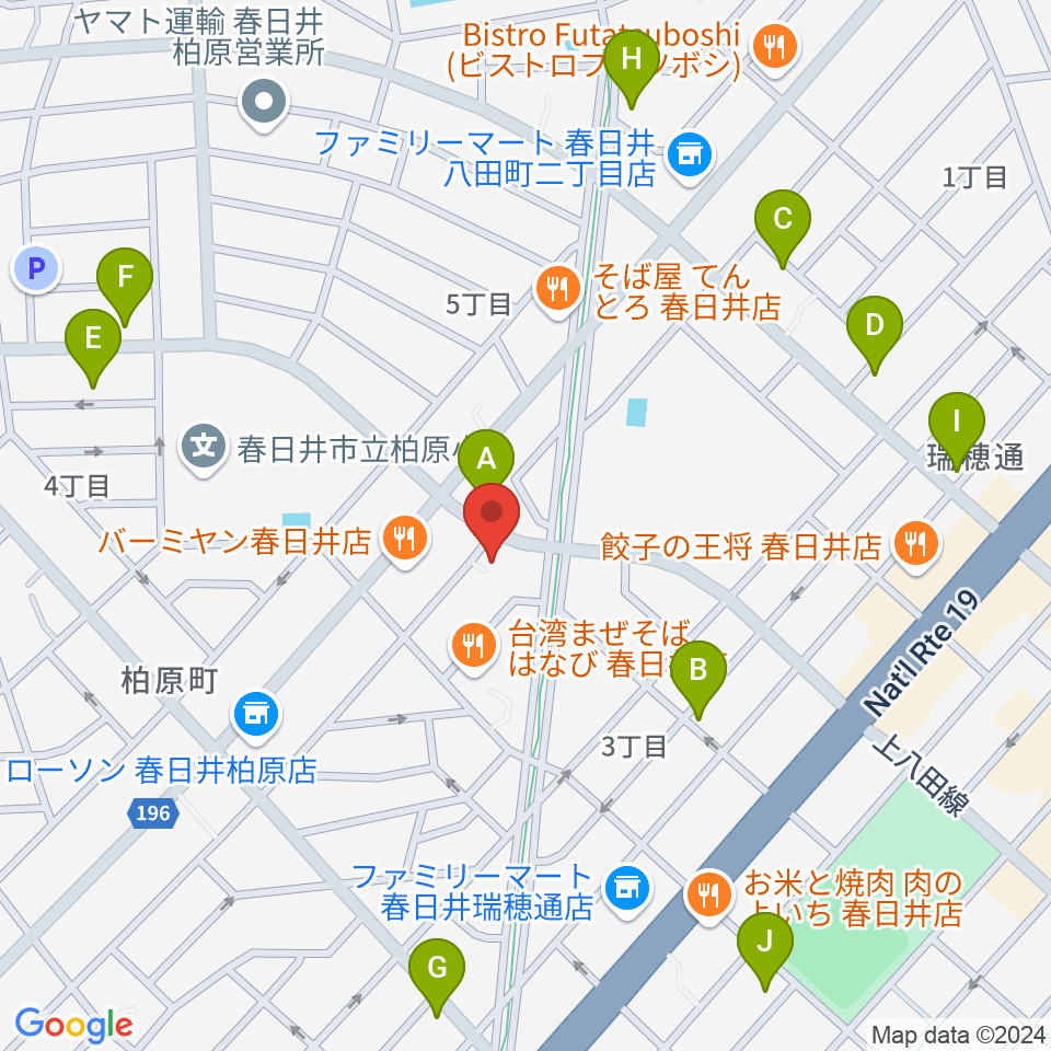 サウンド工房K＆K周辺の駐車場・コインパーキング一覧地図