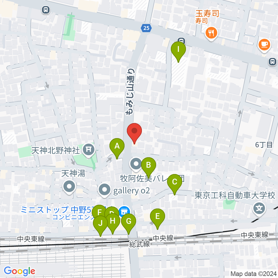 リペアショップPINE周辺の駐車場・コインパーキング一覧地図