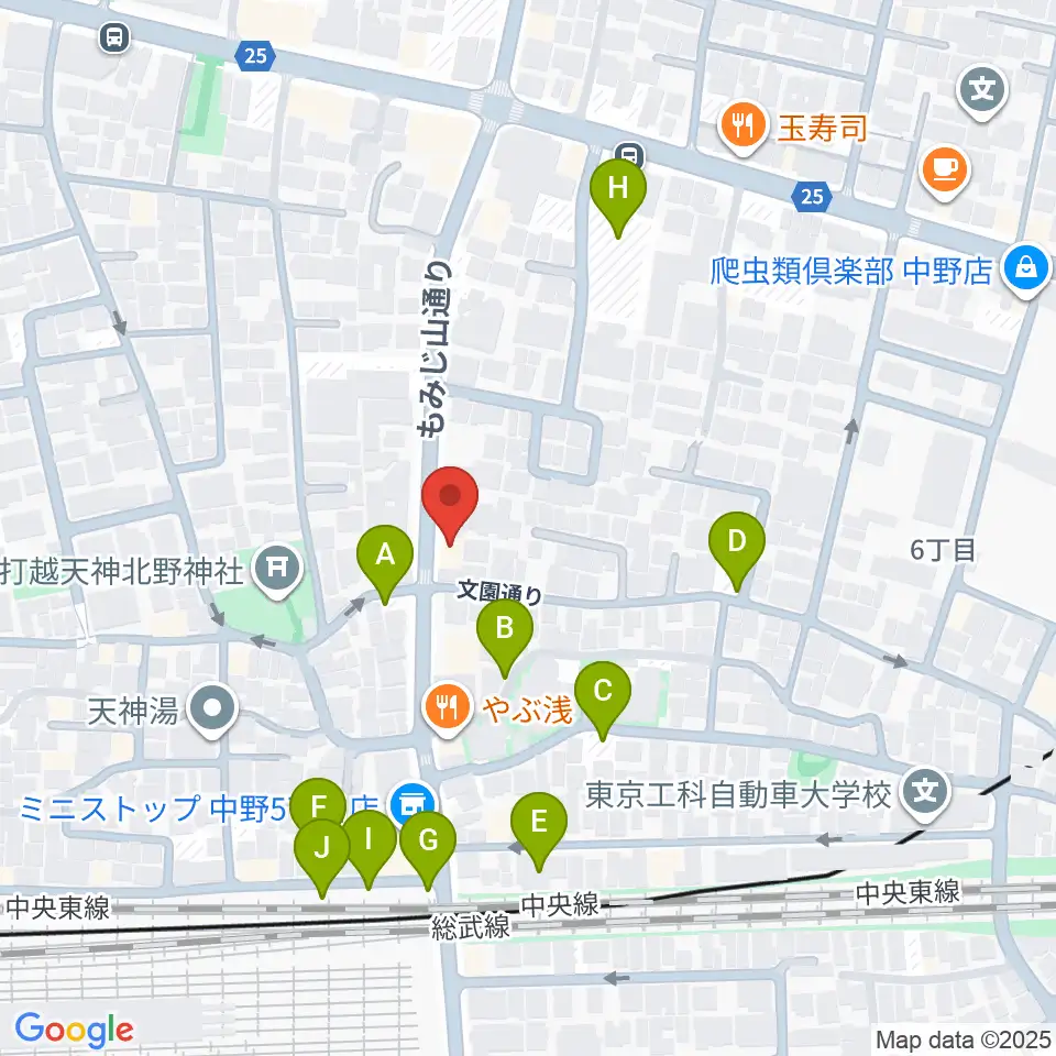 リペアショップPINE周辺の駐車場・コインパーキング一覧地図