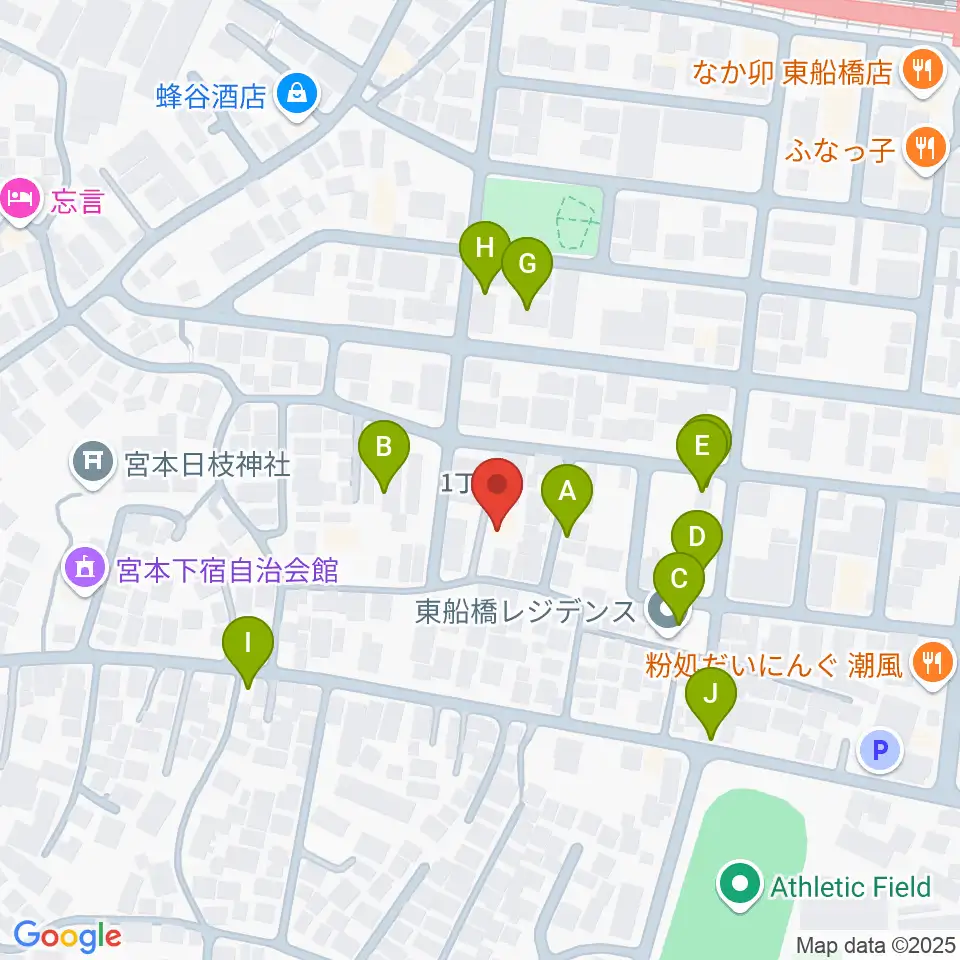 GUITAR LAB周辺の駐車場・コインパーキング一覧地図