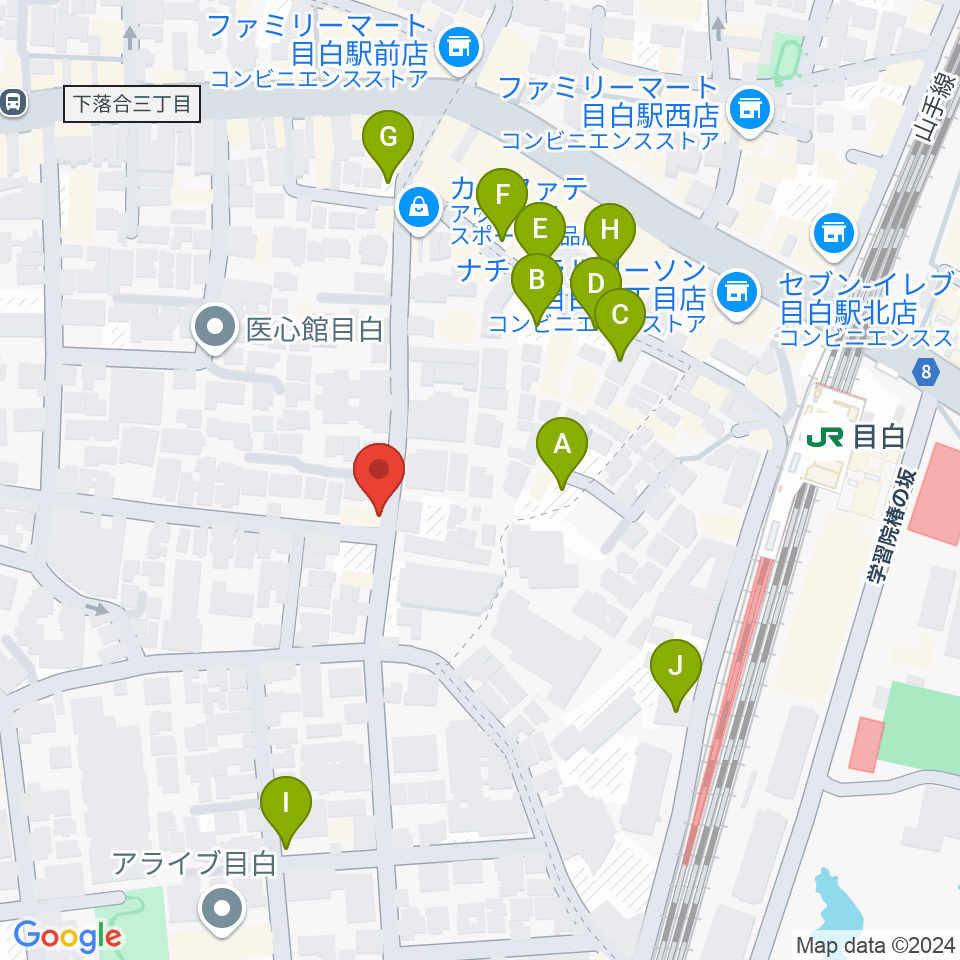 ギタルラ社 東京古典楽器センター周辺の駐車場・コインパーキング一覧地図