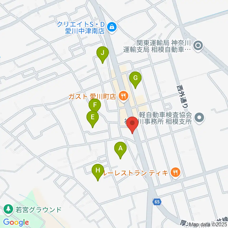 コアアートスクエア周辺の駐車場・コインパーキング一覧地図