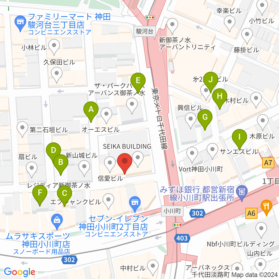 Hobo's周辺の駐車場・コインパーキング一覧地図