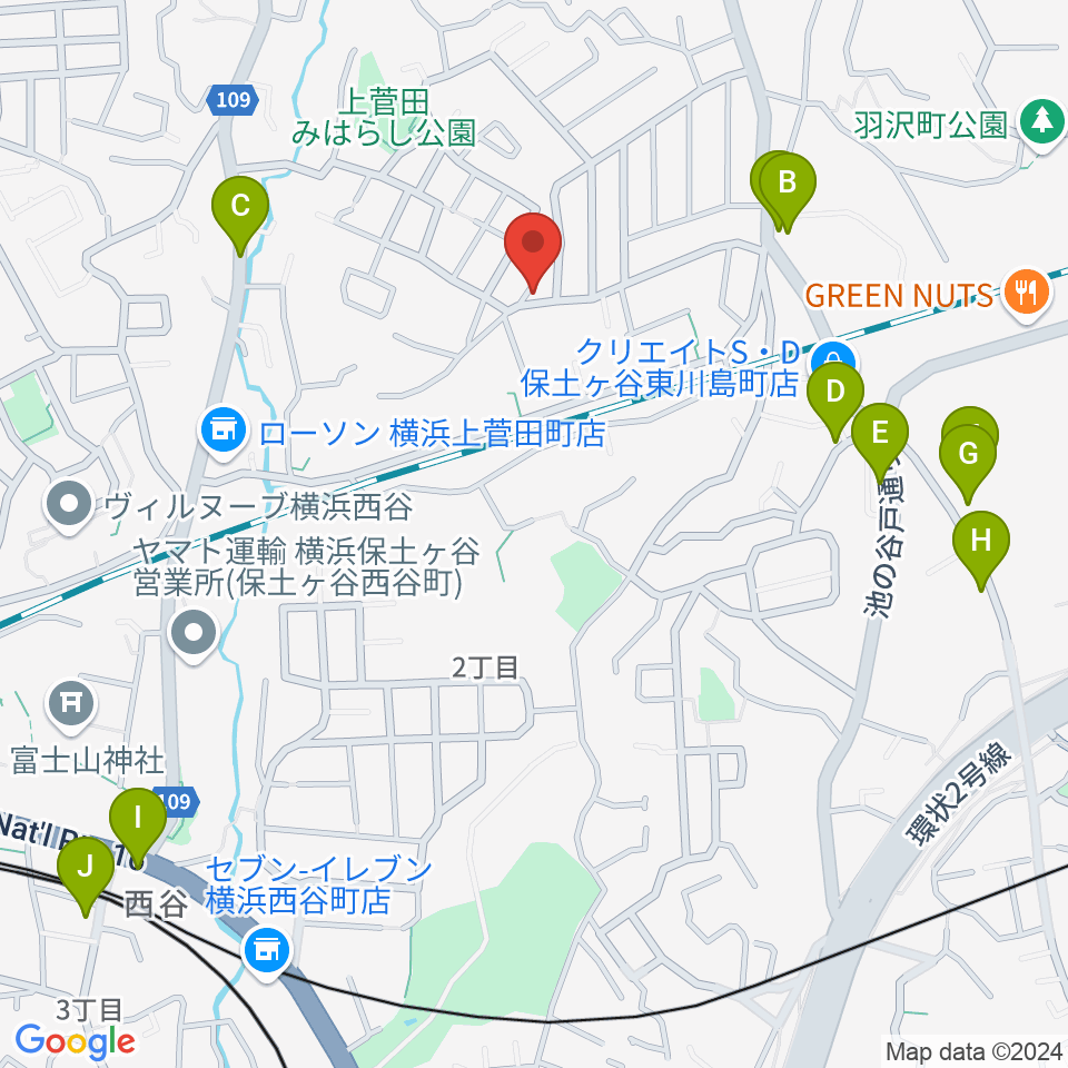 クラビアハウス周辺の駐車場・コインパーキング一覧地図