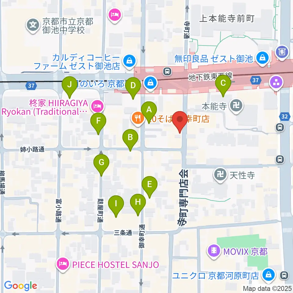 民族楽器コイズミ周辺の駐車場・コインパーキング一覧地図