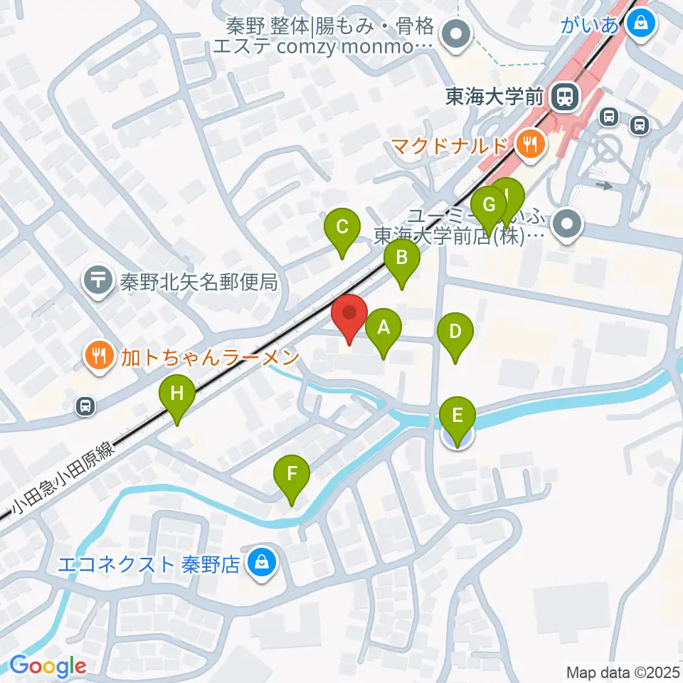 HiP-Sound秦野本店周辺の駐車場・コインパーキング一覧地図