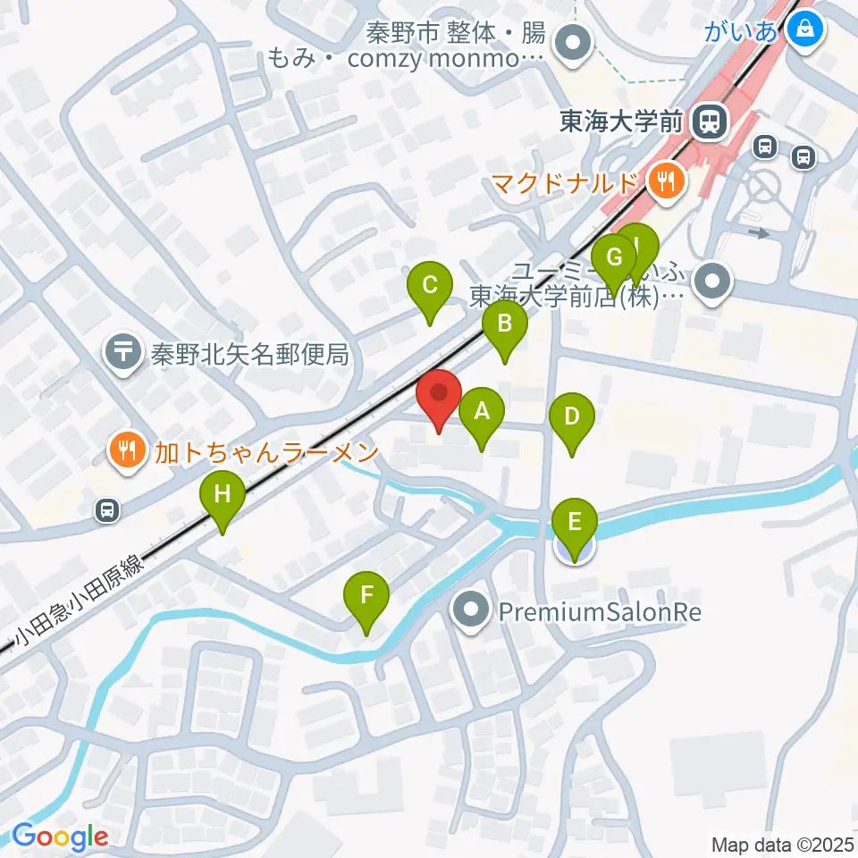 HiP-Sound秦野本店周辺の駐車場・コインパーキング一覧地図